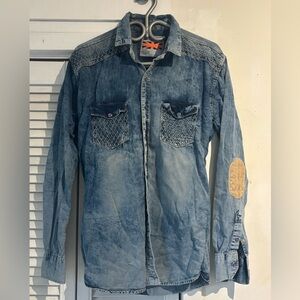 Denim Button Down Shirt
